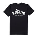 Black — KEMRR logo tee back