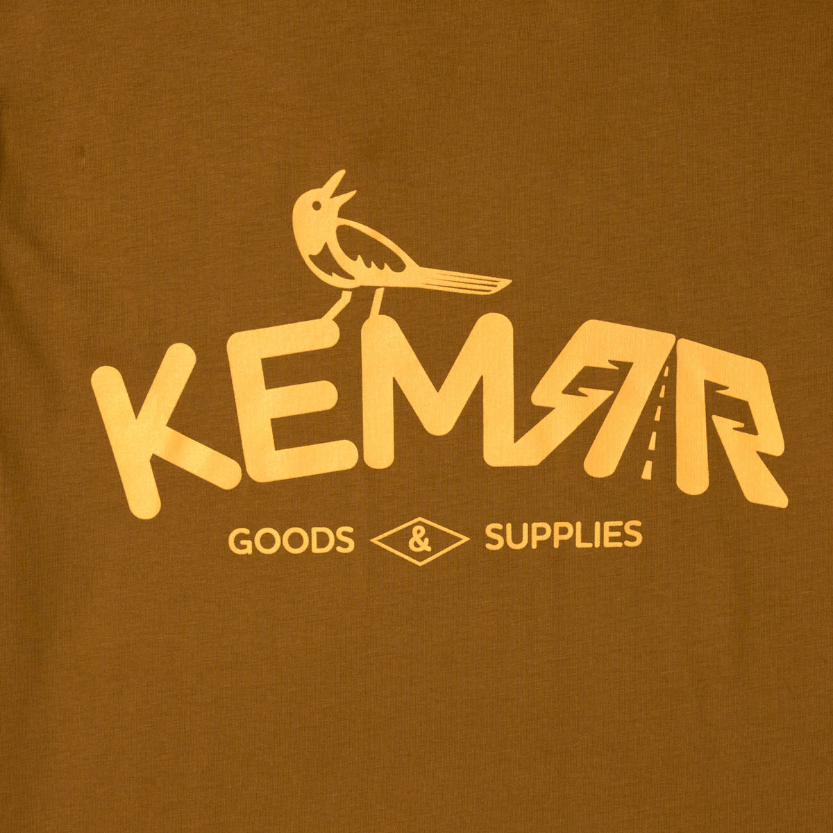 Bronze — KEMRR logo tee back detail